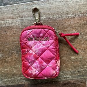 MZ Wallace Large Metro Link Pouch in Magenta Acid Dye